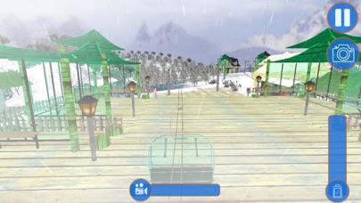 Tourist Chairlift In Snow screenshot 2