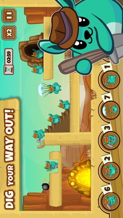 Gold Mine Digger Puzzle screenshot-3