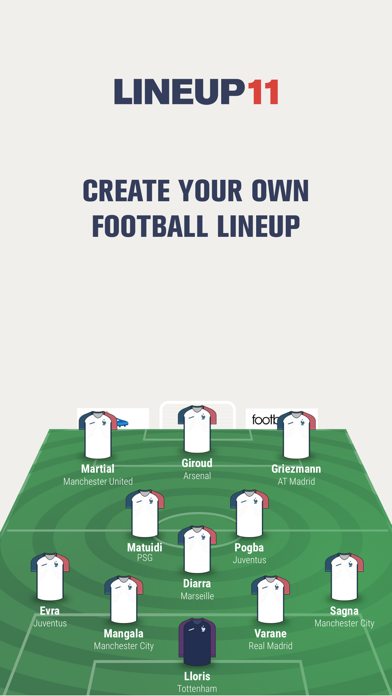 Lineup11 Football Lineup By Geonsoo Kim Ios United States