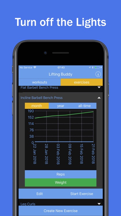 Lifting Buddy: Workout Tracker screenshot-3