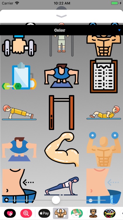 Exercise Workout HD Stickers