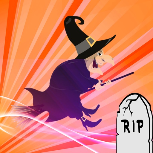 Halloween Flappy Witch Game icon