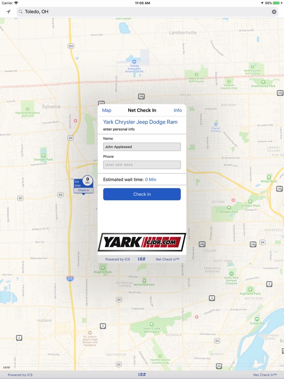 iPad Image of Yark Chrysler Jeep Dodge Ram