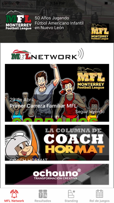 Monterrey Football League screenshot 2
