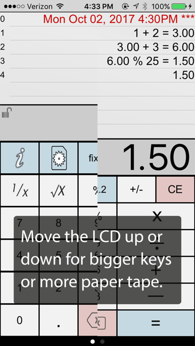 Paper Calc Office - calculator with printer tape Screenshot 3