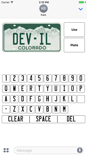 Vanity License Plate Maker - for iMessage(圖3)-速報App