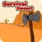 Survival in the desert In the arid golden sandy area