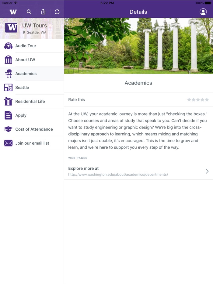 University of Washington Tours