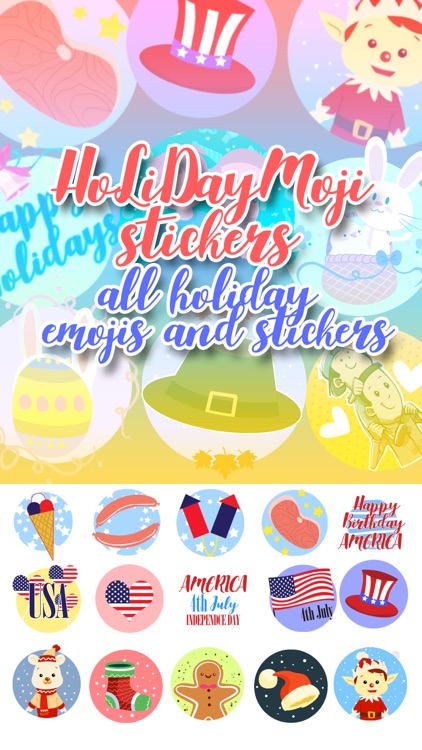 HolidayMOJI - Festive Stickers