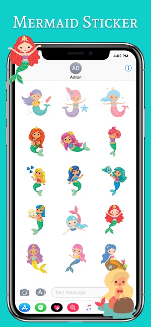 Cute Mermaid Stickers Pack(圖2)-速報App