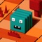 Try to get the highest score while protecting your cubic character from dangerous traps