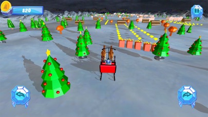 Snow Cart Running Princess screenshot 3
