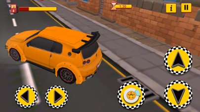 Blocky Taxi Drive Simulator 3D screenshot 2