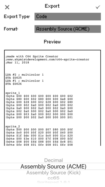 C64 Sprite Creator screenshot-5