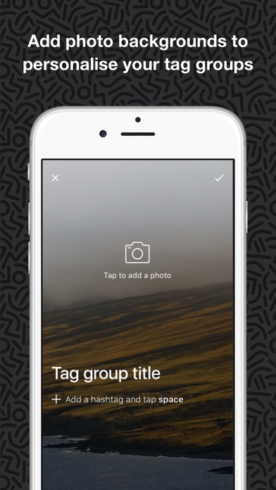 TagStash: Store Your Hashtags screenshot 2