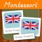 Learn to recognize the country flags of Europe using the famous Montessori three-part card nomenclature system