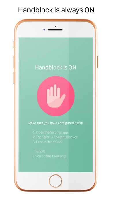 Handblock - Safari Ad... screenshot1