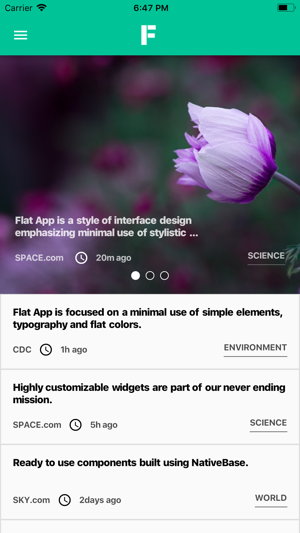 Flutter Flat App(圖2)-速報App