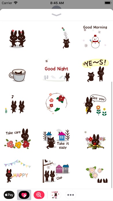 Bunny Friend Animated Stickers screenshot 3