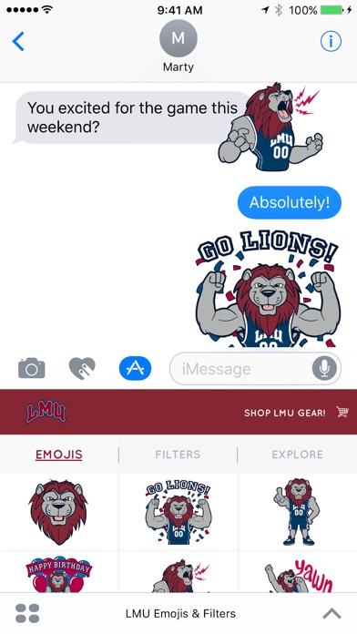 LMU Emojis & Filters screenshot 2