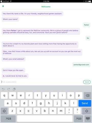 WeGrow: A bot for home growers screenshot 3