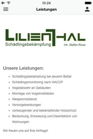 Lilienthal Schädlingbekämpfung screenshot 3