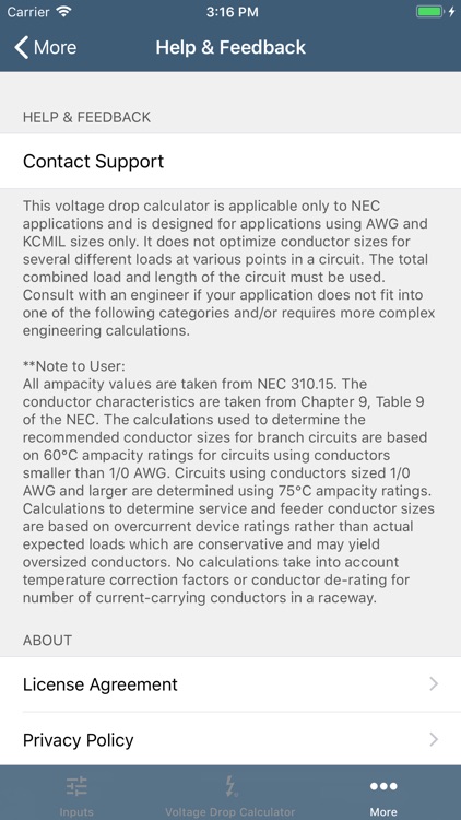 Southwire® Voltage Drop Calc screenshot-5