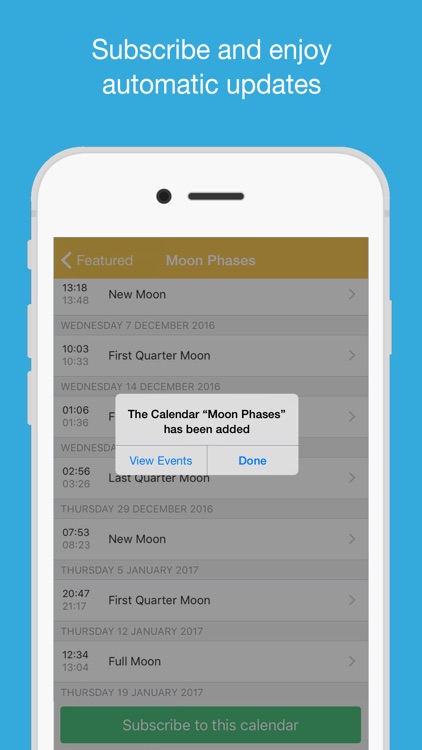 Moon Phases Calendar 2018/2019