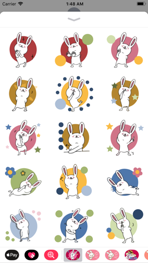 Bunny Funny Emojis Sticker Emo