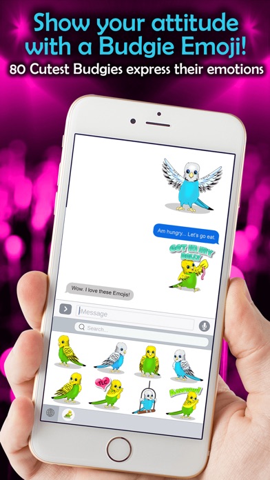 BudgieMoji - Parakeet Emojis screenshot 2