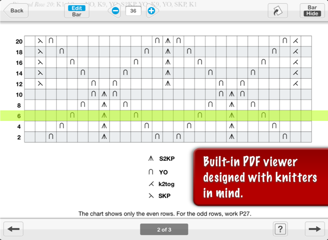 JKnitHD Lite - Knitting Helper(圖2)-速報App