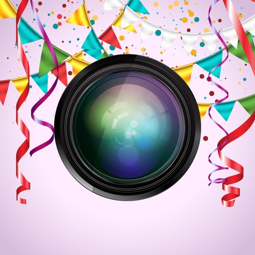 Birthday Camera - Beautiful Frames & Photo Editor Icon