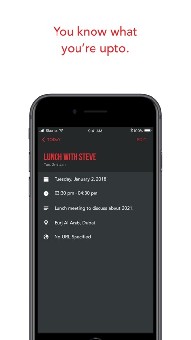 Steve - The calendar app screenshot 2