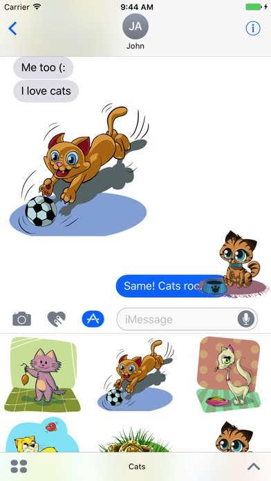 Cute Kitten Stickers - Meow! screenshot 2