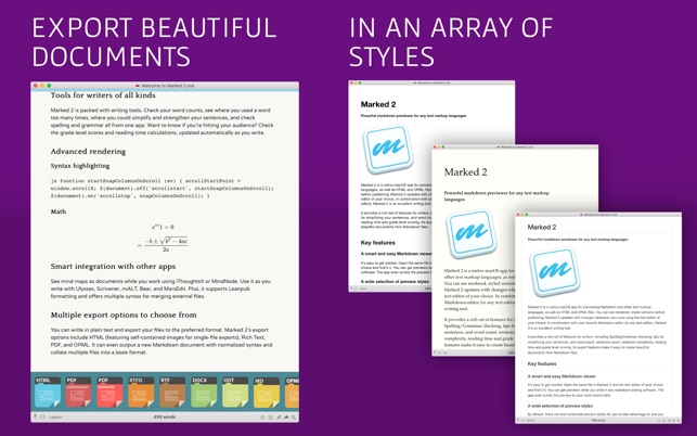 Marked 2 5 9 – easily preview your markdown documents without