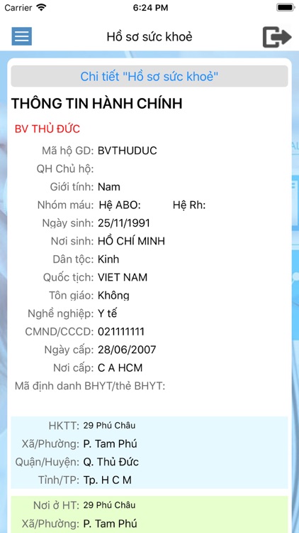 Hồ sơ sức khoẻ screenshot-3