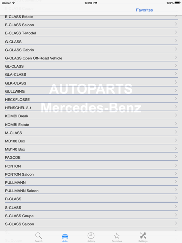 Скриншот из Autoparts for Mercedes-Benz