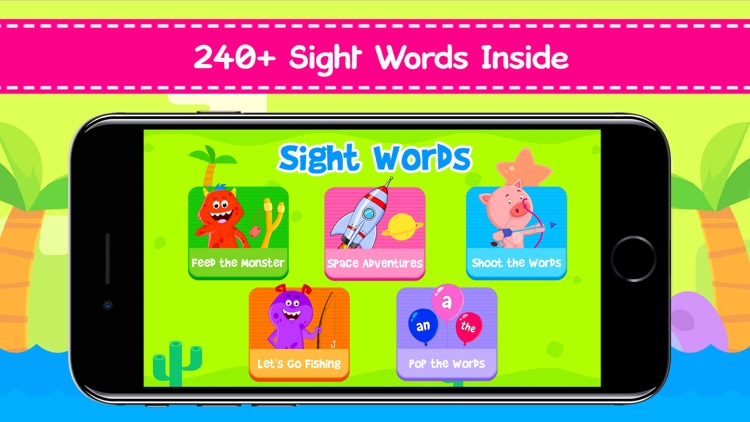 Kindergarten Sight Word Games
