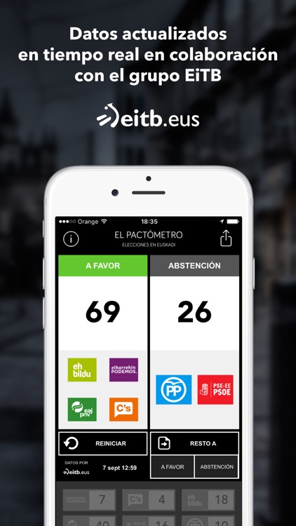 El Pactómetro - Euskadi screenshot-3