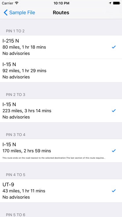 Road Trip Planner Viewer