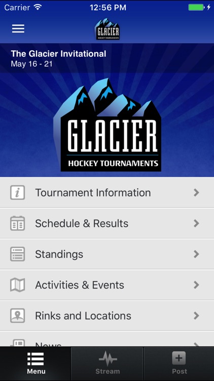 Glacier Hockey Tournaments