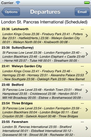 iRail European Rail Timetables screenshot 3