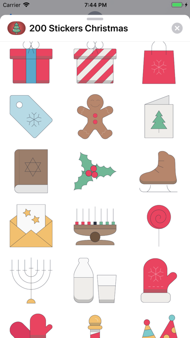 200+ Christmas Stickers screenshot 3