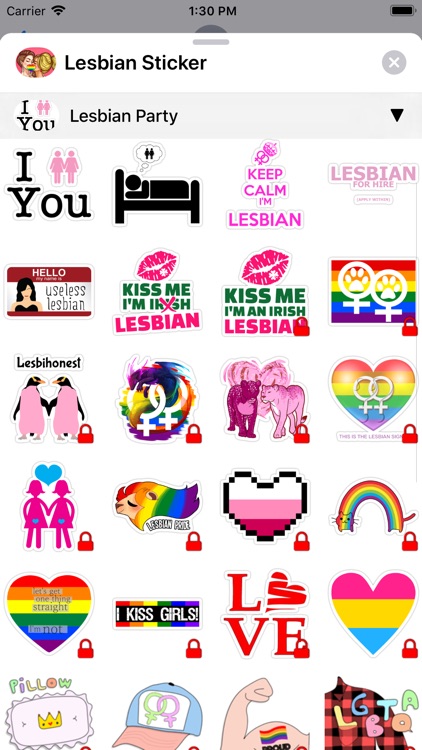 Lesbian Sticker screenshot-5