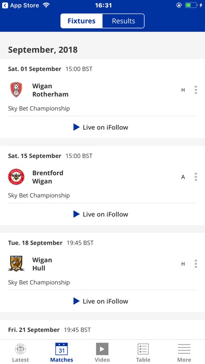 Wigan Athletic Official App