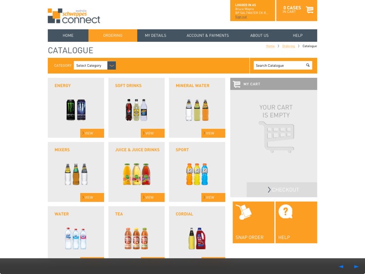 Schweppes Connect - Tablet