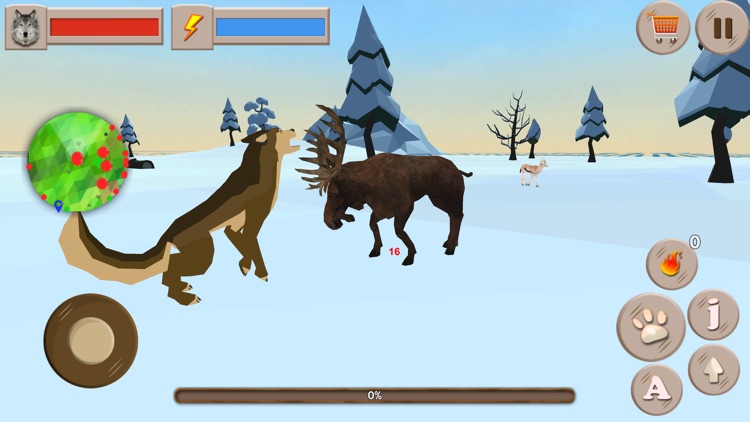 Wild Wolf Family Simulator 3D screenshot-3