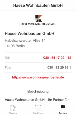 Haese Wohnbauten gute Neubau-Wohnungen in Berlin screenshot 2