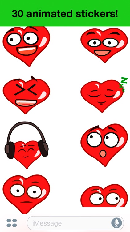 Heart - Animated cute stickers