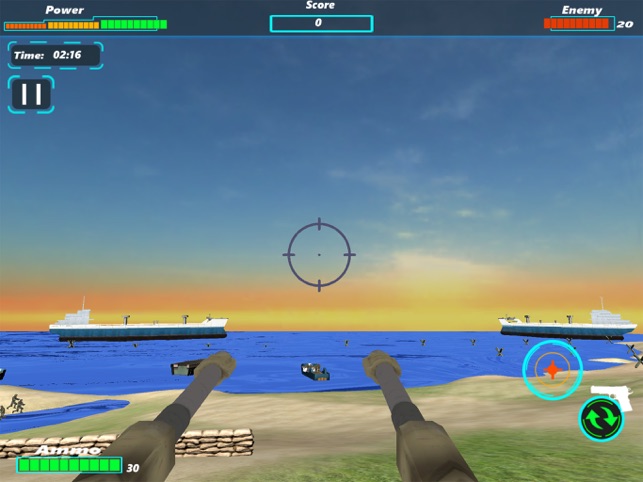 Beach Army War, game for IOS